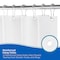 Kenney Mfg Lightweight PEVA Shower Curtain Liner, 70in W x 72in H, White, 2-Pack KN61430V1PK2 - alternate 8